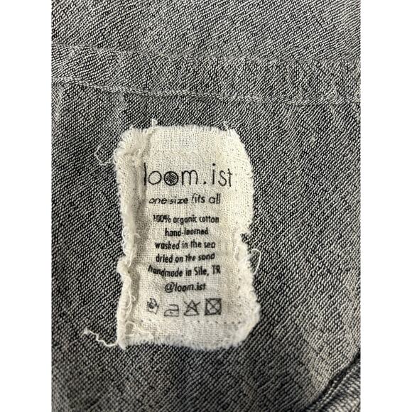 loom.ist Sile Halter Dress 100% organic cotton Gray/Charcoal color Maxi Dress - Picture 6 of 10